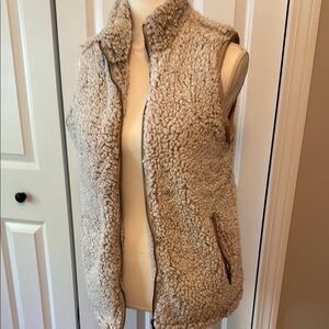Thread & Supply Cream Faux Fur Vest